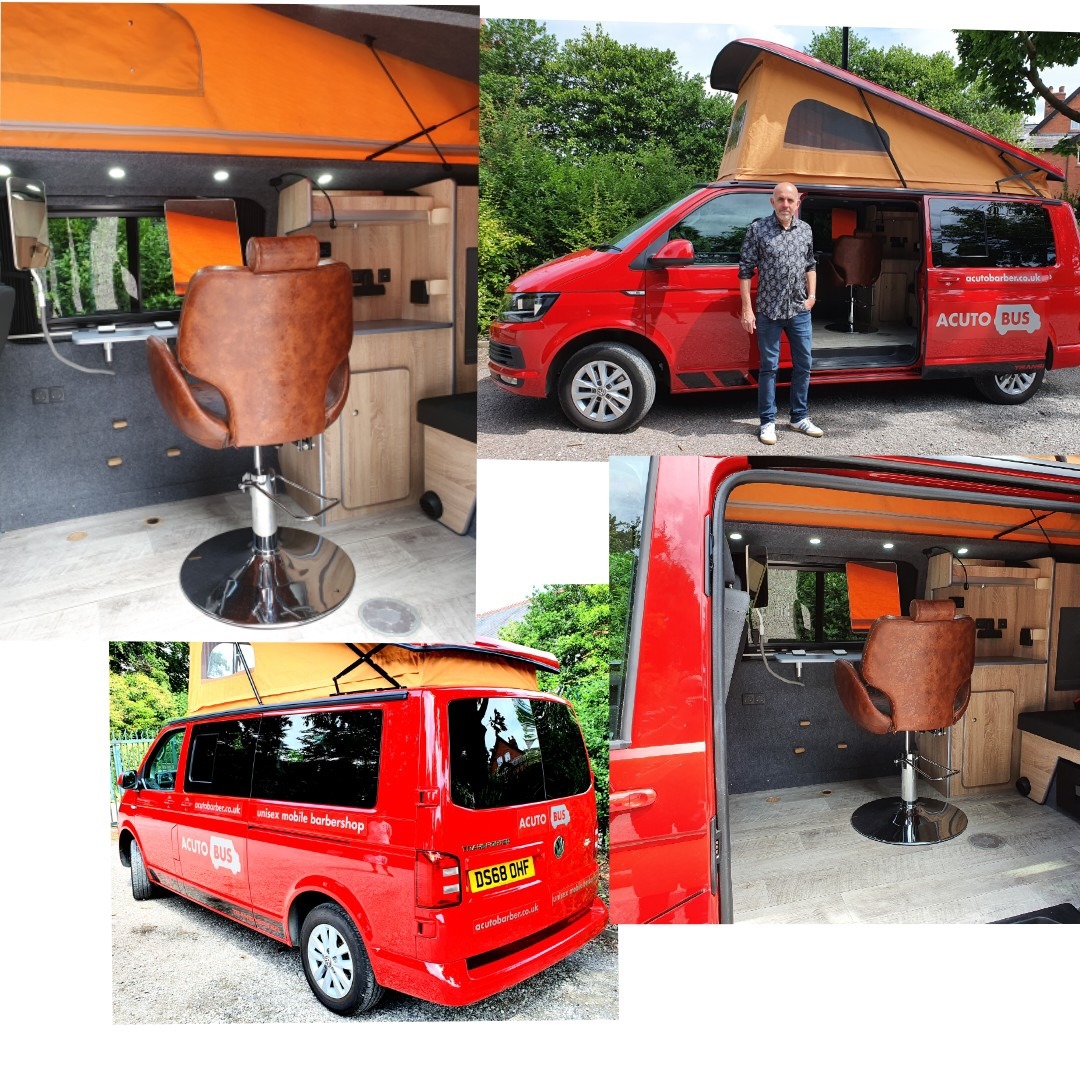 Image of Acuto Barber mobile barber van Portfolio Image