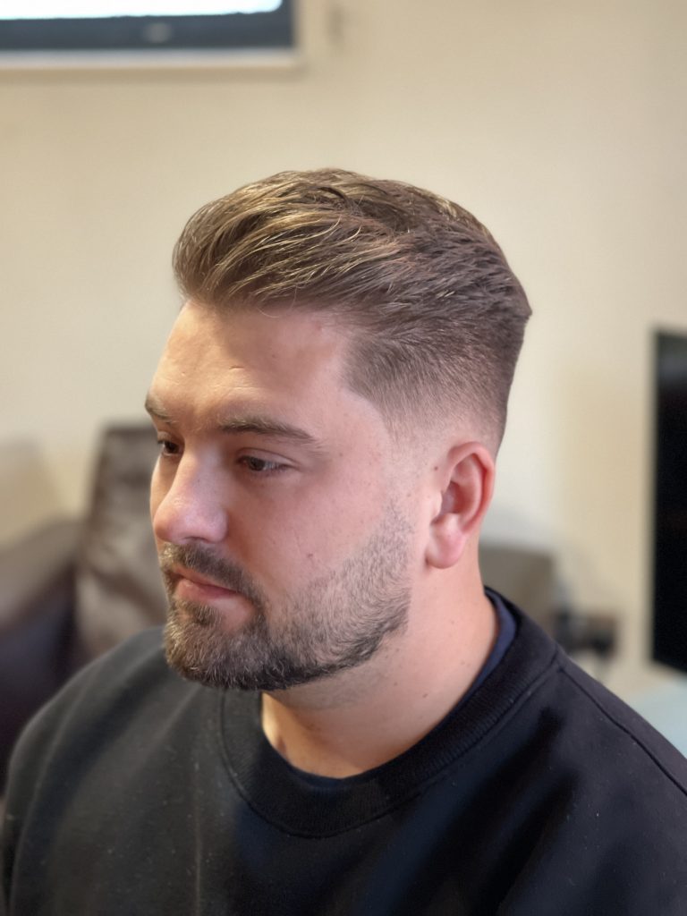 Picture of a man with a clean cut trim Portfolio Image